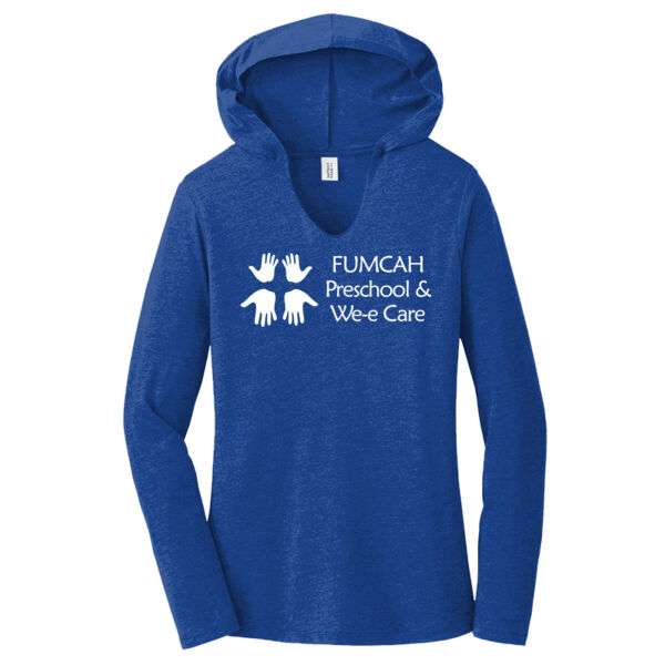 Women's Tri-Blend Long Sleeve Hoodie Thumbnail