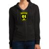 Women's Fitted Jersey Full Zip Hoodie Thumbnail