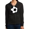 Women's Fitted Jersey Full Zip Hoodie Thumbnail