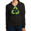 Women's Fitted Jersey Full Zip Hoodie Thumbnail