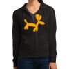 Women's Fitted Jersey Full Zip Hoodie Thumbnail