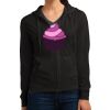 Women's Fitted Jersey Full Zip Hoodie Thumbnail