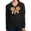 Women's Fitted Jersey Full Zip Hoodie Thumbnail