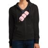 Women's Fitted Jersey Full Zip Hoodie Thumbnail