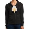 Women's Fitted Jersey Full Zip Hoodie Thumbnail