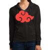 Women's Fitted Jersey Full Zip Hoodie Thumbnail