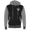 Unisex Heavyweight Varsity Full-Zip Hooded Sweatshirt Thumbnail