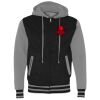 Unisex Heavyweight Varsity Full-Zip Hooded Sweatshirt Thumbnail