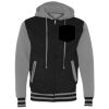 Unisex Heavyweight Varsity Full-Zip Hooded Sweatshirt Thumbnail