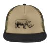 Flat Bill Snapback Trucker Cap Thumbnail