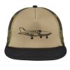 Flat Bill Snapback Trucker Cap Thumbnail