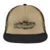 Flat Bill Snapback Trucker Cap Thumbnail