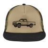 Flat Bill Snapback Trucker Cap Thumbnail