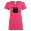 Women’s Glitter V-Neck T-Shirt Thumbnail