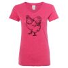 Women’s Glitter V-Neck T-Shirt Thumbnail
