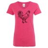 Women’s Glitter V-Neck T-Shirt Thumbnail