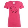Women’s Glitter V-Neck T-Shirt Thumbnail
