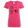 Women’s Glitter V-Neck T-Shirt Thumbnail