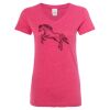 Women’s Glitter V-Neck T-Shirt Thumbnail
