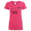Women’s Glitter V-Neck T-Shirt Thumbnail