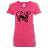 Women’s Glitter V-Neck T-Shirt Thumbnail