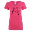 Women’s Glitter V-Neck T-Shirt Thumbnail