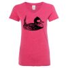 Women’s Glitter V-Neck T-Shirt Thumbnail