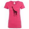 Women’s Glitter V-Neck T-Shirt Thumbnail