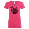 Women’s Glitter V-Neck T-Shirt Thumbnail