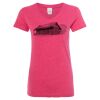 Women’s Glitter V-Neck T-Shirt Thumbnail