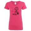Women’s Glitter V-Neck T-Shirt Thumbnail