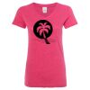Women’s Glitter V-Neck T-Shirt Thumbnail