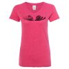 Women’s Glitter V-Neck T-Shirt Thumbnail