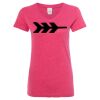 Women’s Glitter V-Neck T-Shirt Thumbnail