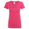 Women’s Glitter V-Neck T-Shirt Thumbnail