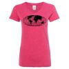 Women’s Glitter V-Neck T-Shirt Thumbnail