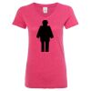 Women’s Glitter V-Neck T-Shirt Thumbnail