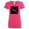 Women’s Glitter V-Neck T-Shirt Thumbnail