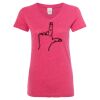 Women’s Glitter V-Neck T-Shirt Thumbnail