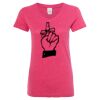 Women’s Glitter V-Neck T-Shirt Thumbnail