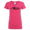 Women’s Glitter V-Neck T-Shirt Thumbnail