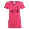 Women’s Glitter V-Neck T-Shirt Thumbnail
