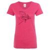 Women’s Glitter V-Neck T-Shirt Thumbnail
