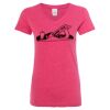 Women’s Glitter V-Neck T-Shirt Thumbnail