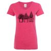 Women’s Glitter V-Neck T-Shirt Thumbnail