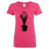 Women’s Glitter V-Neck T-Shirt Thumbnail
