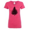 Women’s Glitter V-Neck T-Shirt Thumbnail