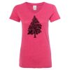 Women’s Glitter V-Neck T-Shirt Thumbnail