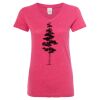 Women’s Glitter V-Neck T-Shirt Thumbnail