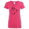 Women’s Glitter V-Neck T-Shirt Thumbnail